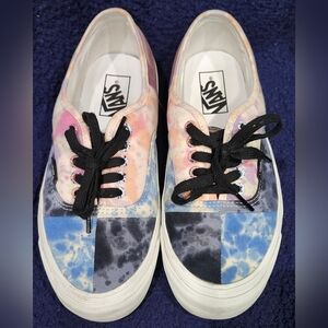 Vans Authentic 44 D  Tie Dye Sneaker Multi Color Sneakers Men's 7.5/Women's 9